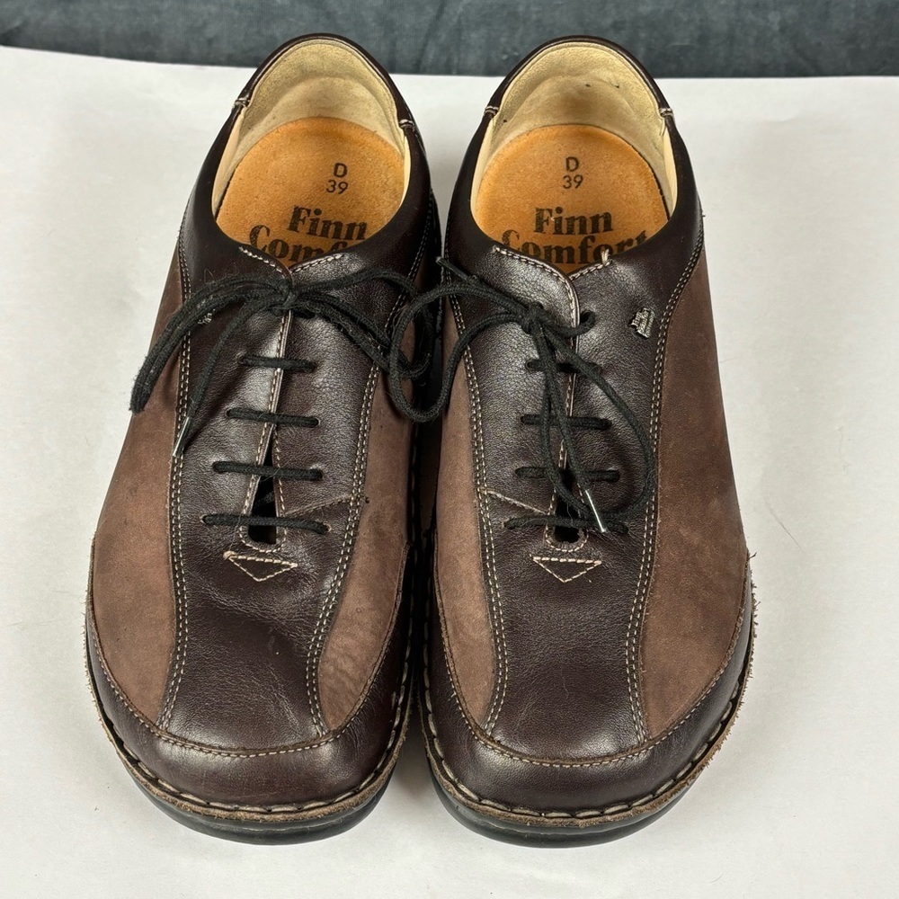 Finn Comfort Women’s Hanoi Leather Oxford in brown lightly used - Picture 2 of 10